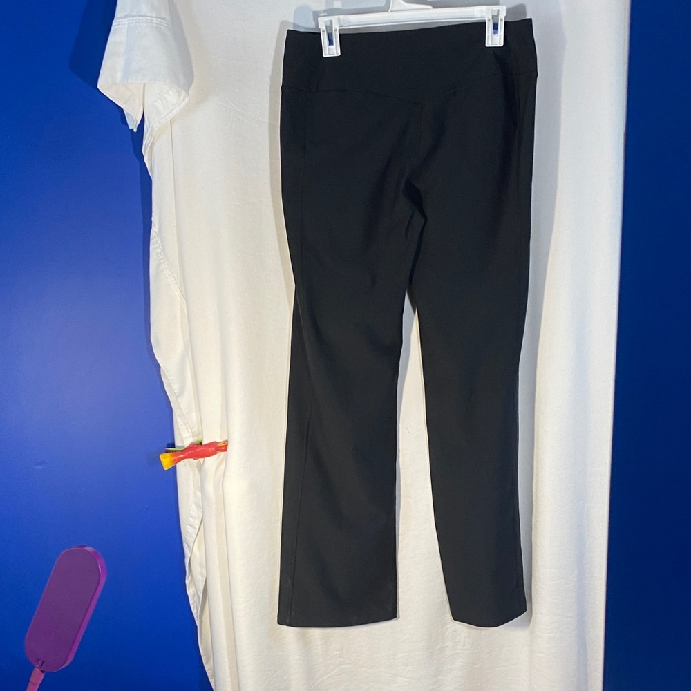 Nike Women's Black Wide leggings, Size Large EUC - Picture 5 of 11